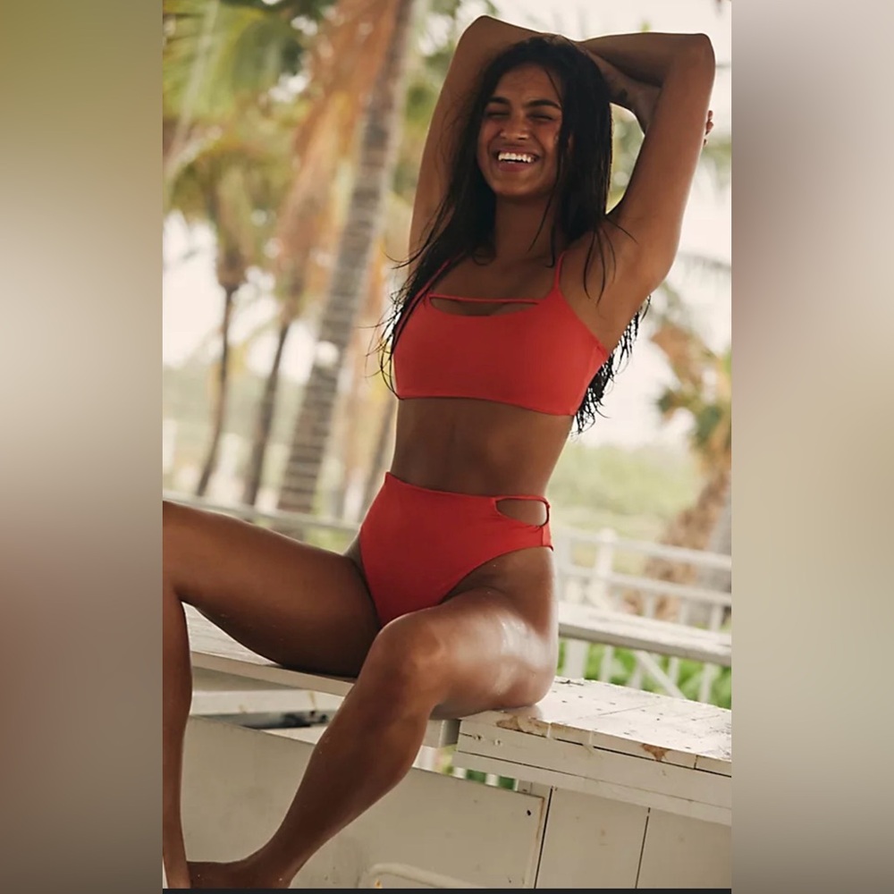 🆕 2pc FREE PEOPLE X RIOT SWIM EDEN TOP & EDEN BOTTOM IN IBIZA - Picture 6 of 6